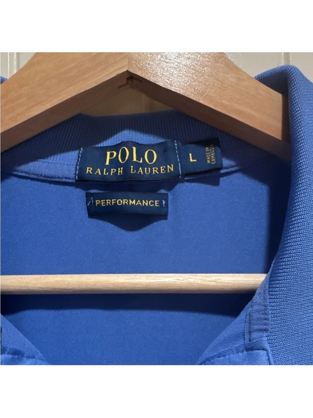 Ralph Lauren Men’s Royal Blue Polo with Pink Pony